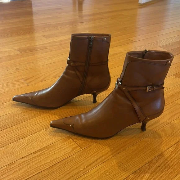 Prada Cowboy Boot Kitten Heel - Picture 2 of 9